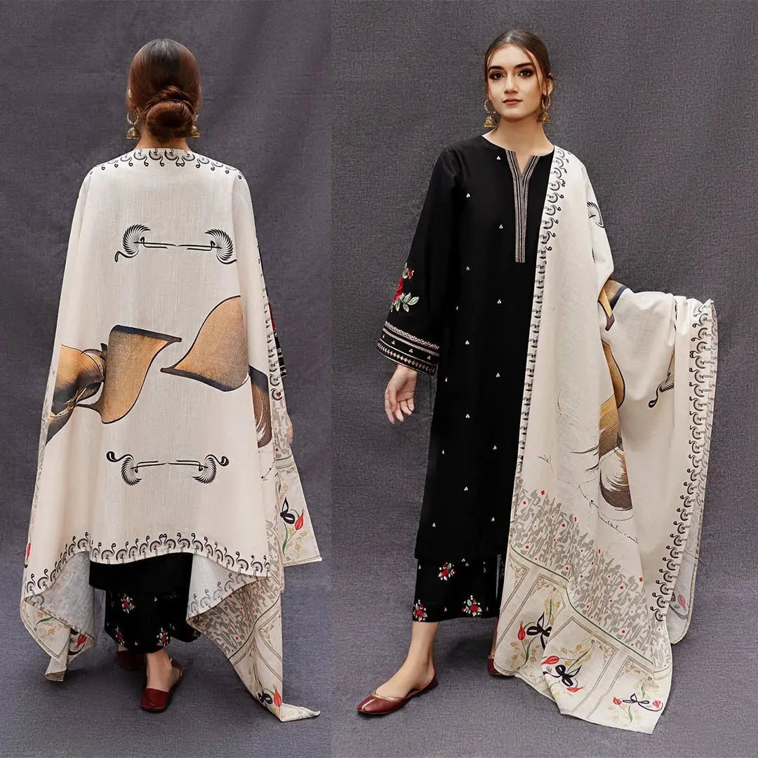 2pc Lawn Suit with Printed Dupatta Ragini.pk