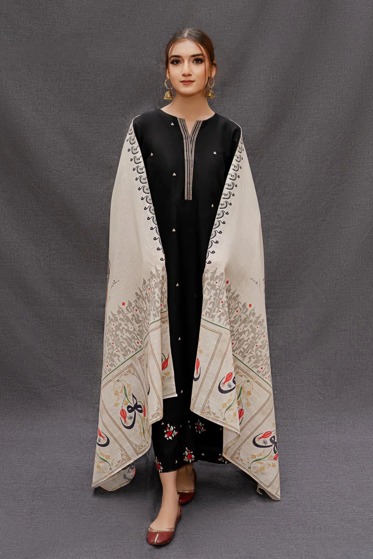 2pc Lawn Suit with Printed Dupatta Ragini.pk