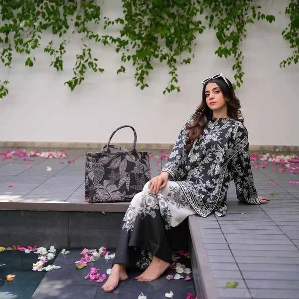 Swiss Lawn Digital Print 2-Piece Stitched Suit Ragini.pk