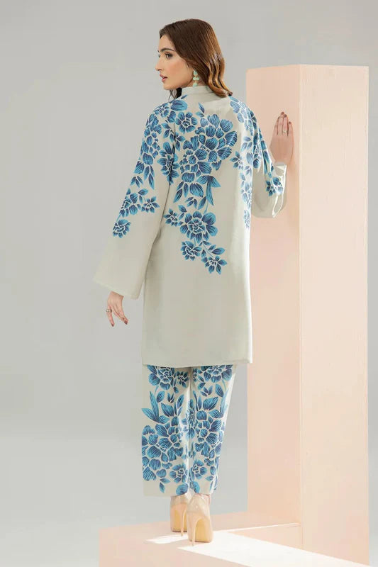 Swiss Lawn Printed 2-Piece Stitched Suit – Ivory Elegance by Ragini Ragini.pk