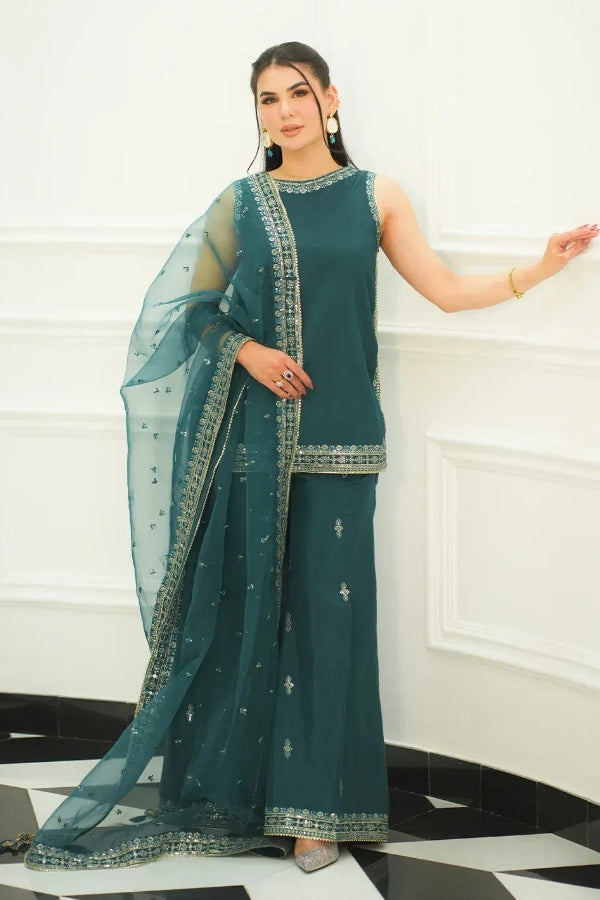 3-Piece Embroidered Lawn Suit