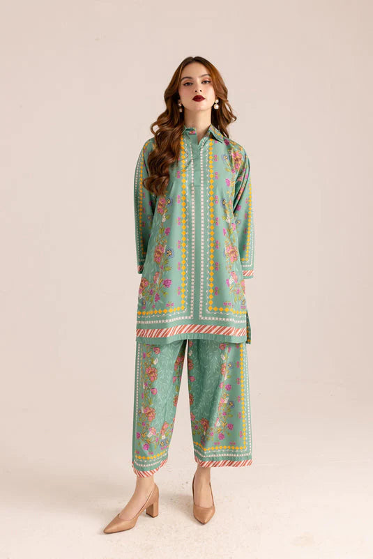 Printed Swiss Lawn 2‑Piece Stitched Suit Ragini.pk