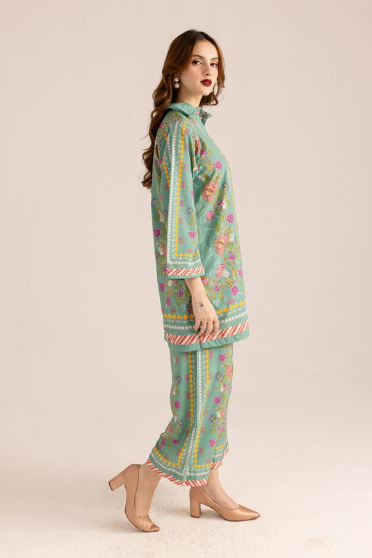 Printed Swiss Lawn 2‑Piece Stitched Suit Ragini.pk
