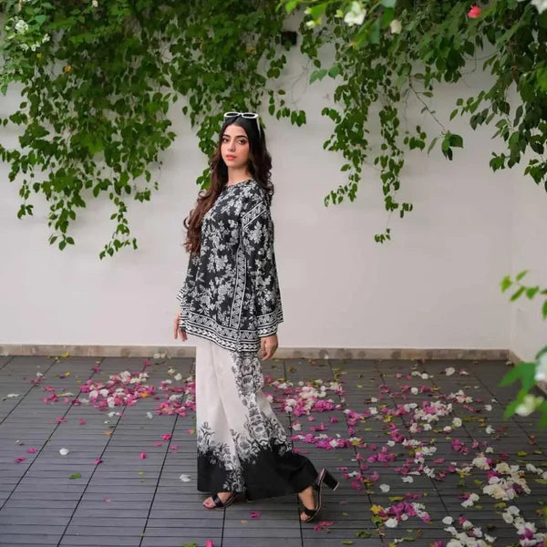 Swiss Lawn Digital Print 2-Piece Stitched Suit Ragini.pk